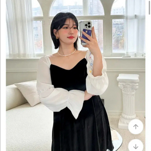 코코앤유 벨벳미니원피스 2호 연말룩 새상품