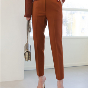 새상품) 몽또또 FW 크롭 팬츠 울 슬랙스 바지 정장