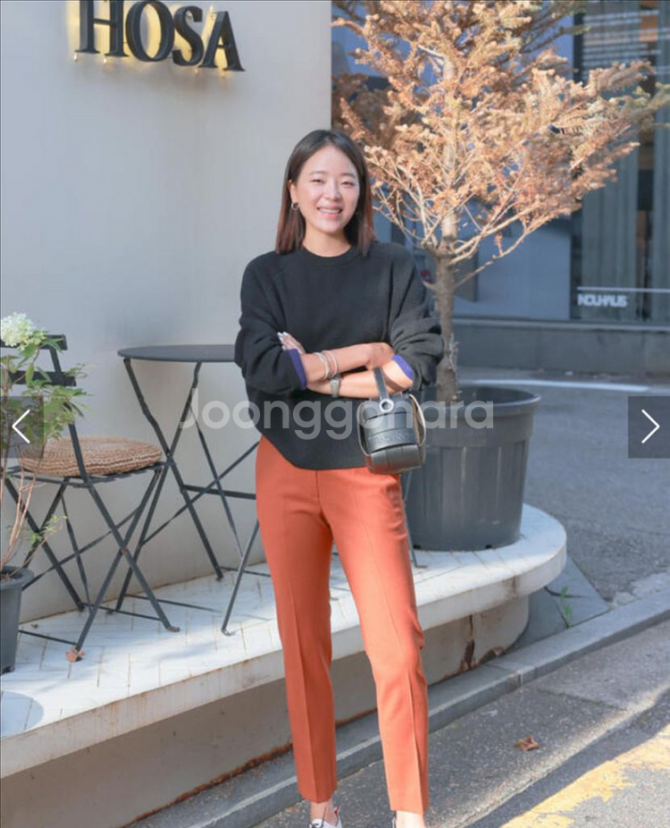 새상품) 몽또또 FW 크롭 팬츠 울 슬랙스 바지 정장--5