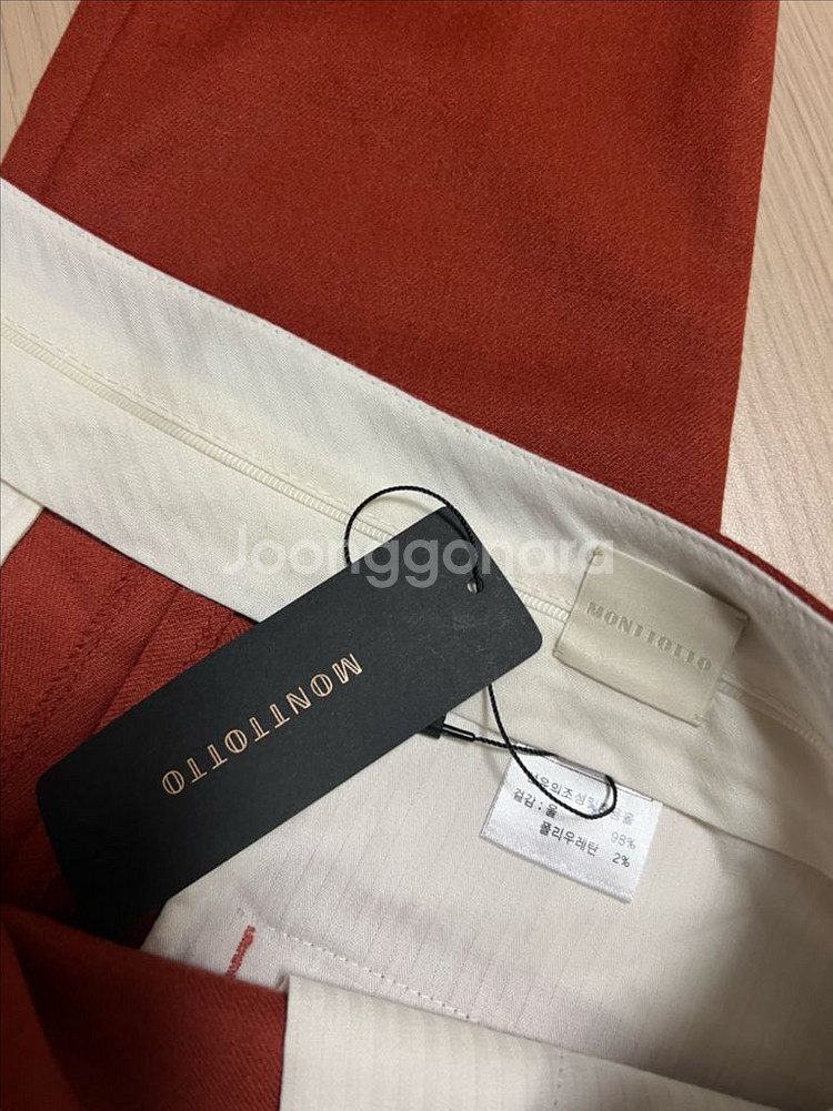 새상품) 몽또또 FW 크롭 팬츠 울 슬랙스 바지 정장--10