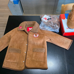 베베드피노 무스탕110.모자.부츠150일괄