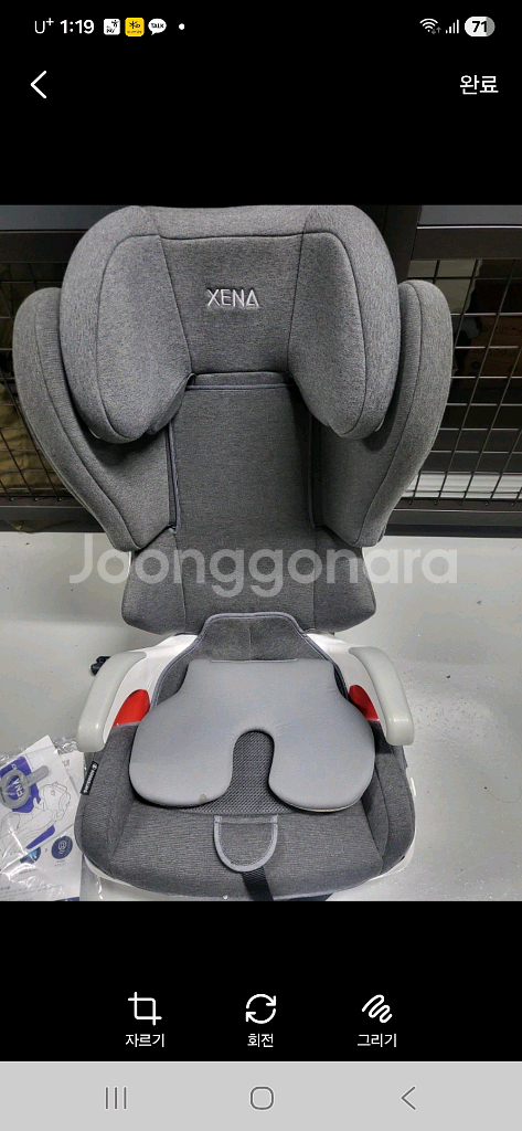 순성 제나 주니어 카시트 회색--0