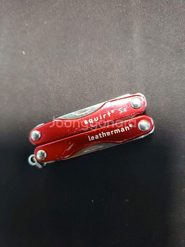 레더맨 키체인 멀티툴 스쿼트 S4 레드--0
