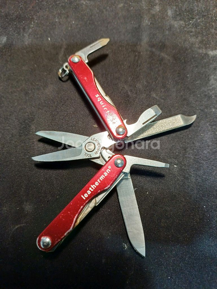 레더맨 키체인 멀티툴 스쿼트 S4 레드--5