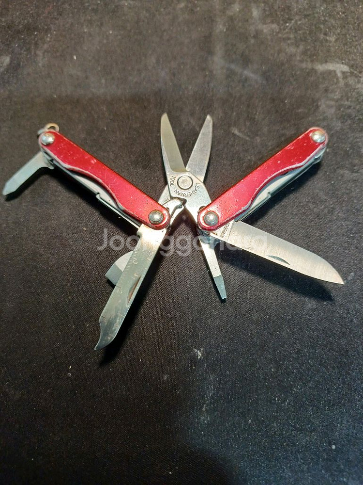 레더맨 키체인 멀티툴 스쿼트 S4 레드--4