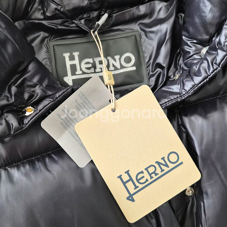 에르노 손목로고 패딩 / 블랙42--1