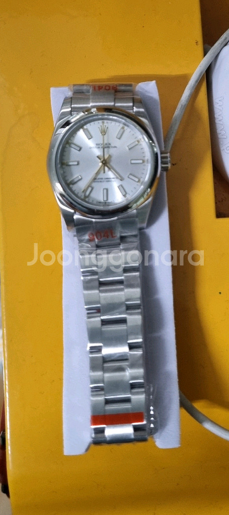 롤렉스 오이스터 퍼페츄얼 36mm 오토매틱 시계--3