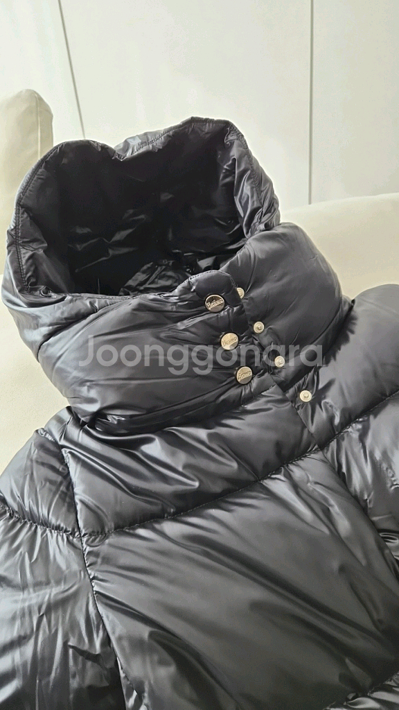 에르노 손목로고 패딩 / 블랙42--5