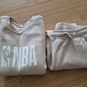 NBA 키즈 기모 상하세트(140사이즈)판매