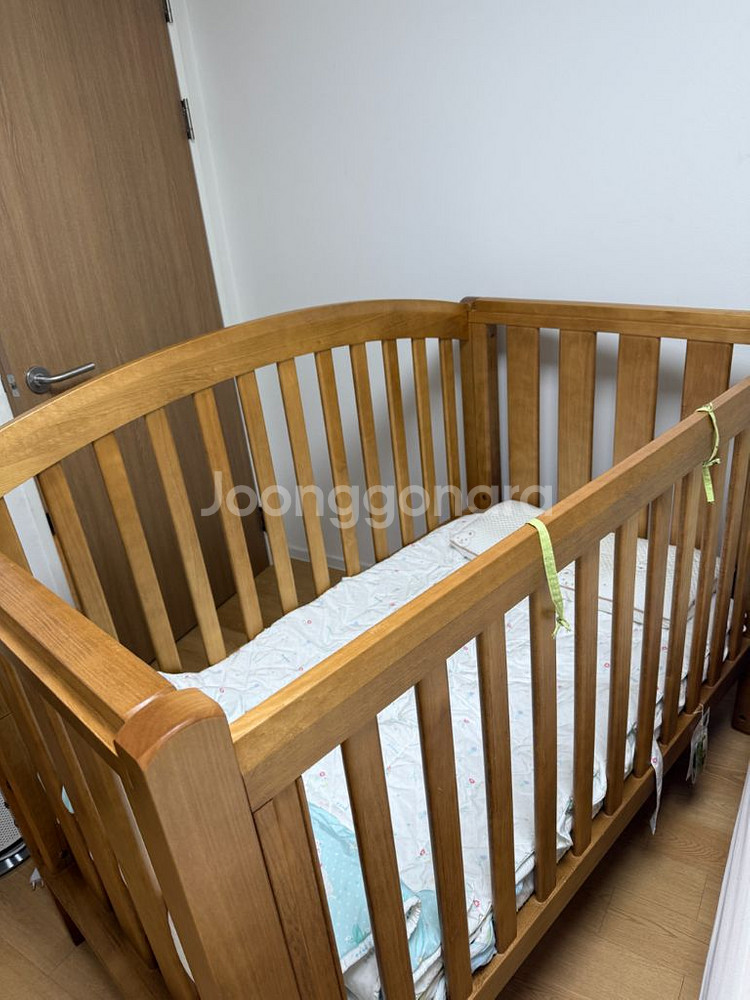 보리 포에버 원목 아기침대(당근 중복)--0