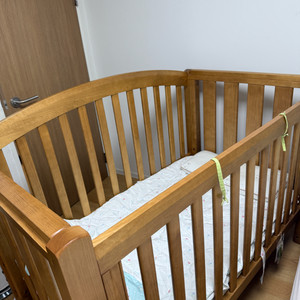 보리 포에버 원목 아기침대(당근 중복)