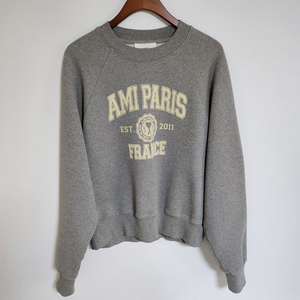 M 아미 그레이 파리스 맨투맨 USW010