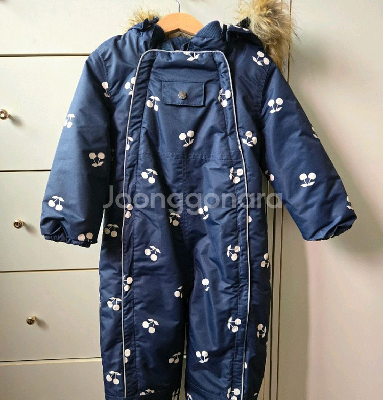 쿨링 체리 방한팽딩 스키복 104--2