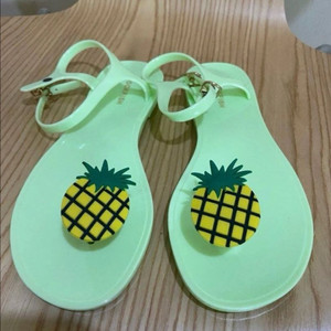 [미사용]여성 락피쉬 파인애플 젤리 샌들