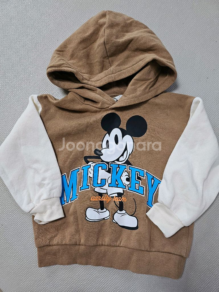 H&M 미키마우스 후드티 100정도--0