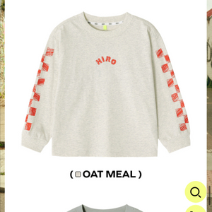 히로 드로잉체커 오트밀 160사이즈