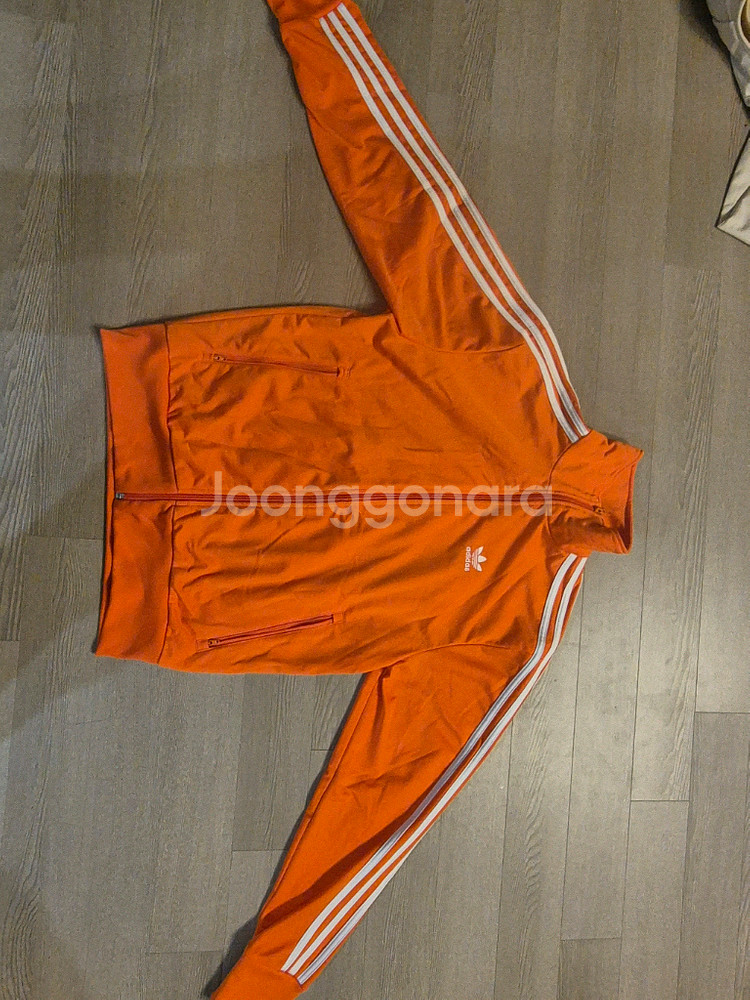 아디다스 파이어버드 트랙탑 오렌지 져지L+팬츠M 세트--6