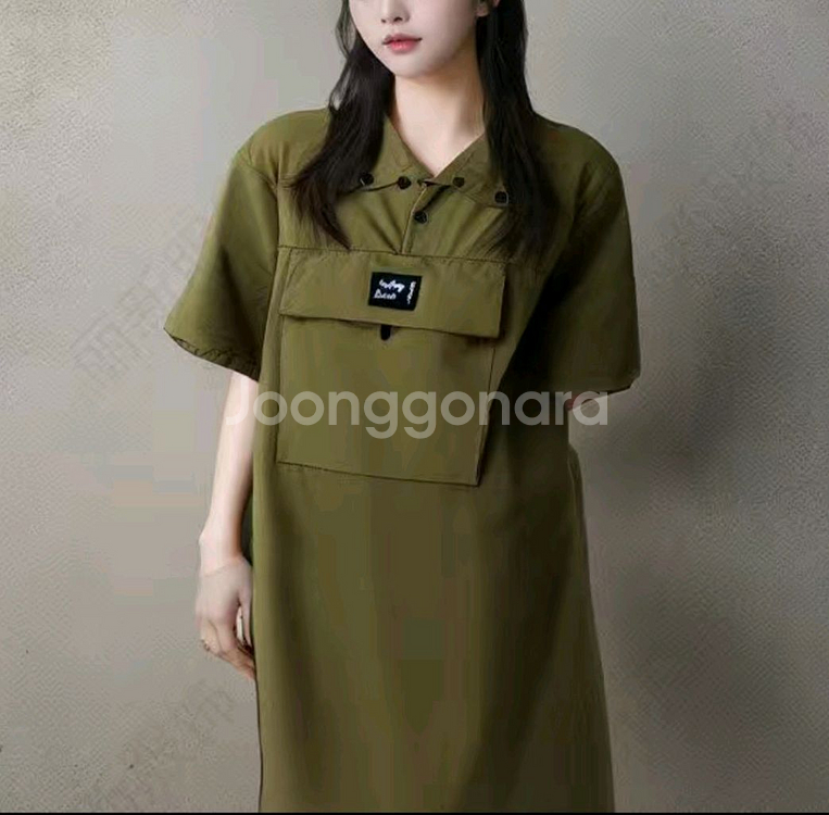 남여공용 타입 긴팔 앞치마/방수 작업복(새상품)--1