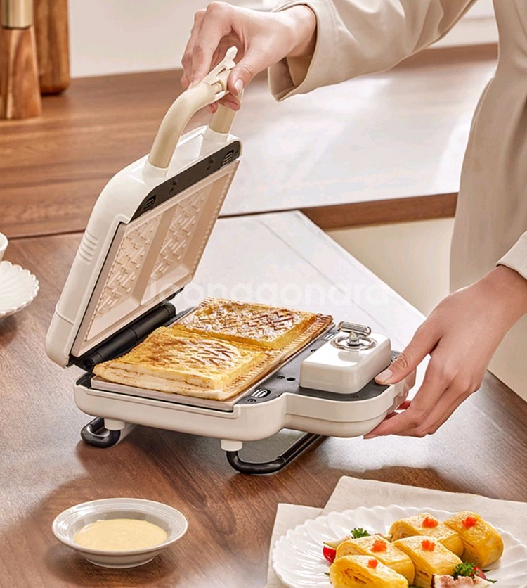 YIDPU 샌드위치 & 와플 메이커(한번 사용/새것 컨--2