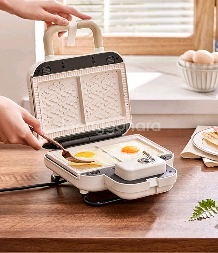 YIDPU 샌드위치 & 와플 메이커(한번 사용/새것 컨--3