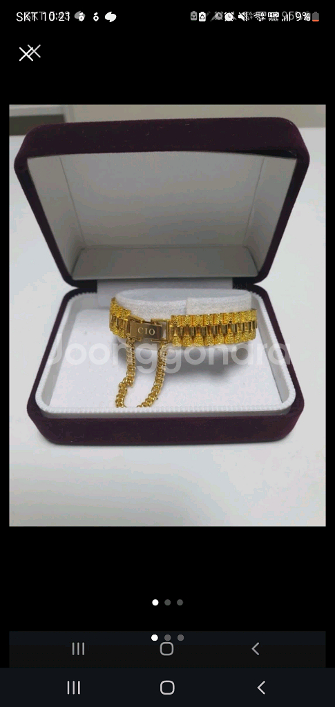 로렉스여성순금팔찌--0