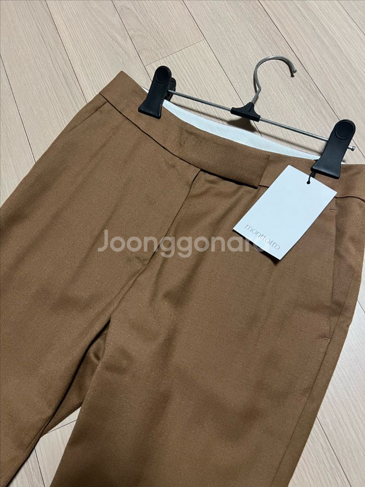 새상품) 몽또또 FW 크롭 팬츠 울 슬랙스 바지 정장--11