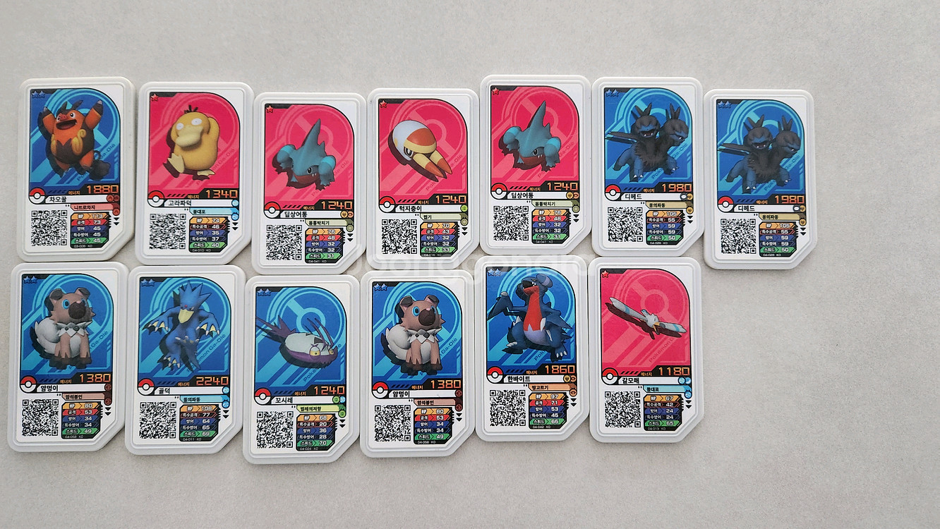 포켓몬 세트 일괄(몬스터볼,피규어,카드,딱지,게임칩,틴--5