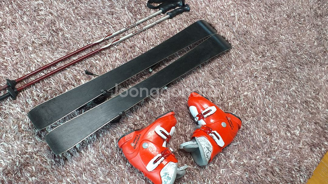 아동용 스키 세트(스키90cm,부츠190-195mm)--4