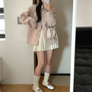 피터앤웬디 코튼캔디 스웨이드 자켓 가방 세트