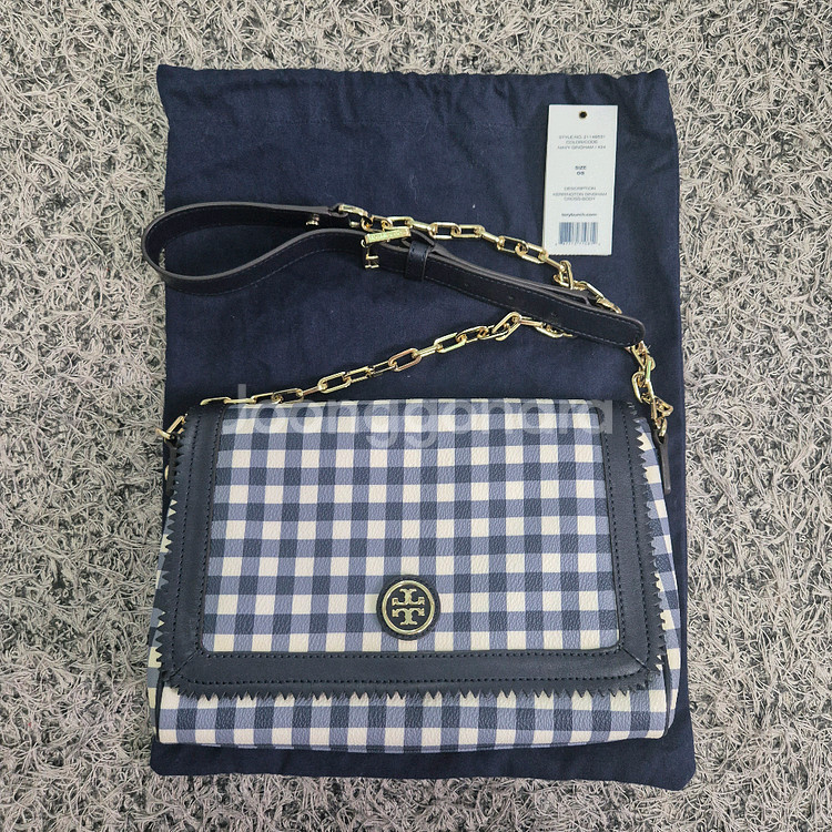 토리버치 체크 크로스백 숄더백--0