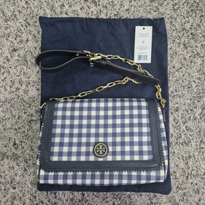 토리버치 체크 크로스백 숄더백