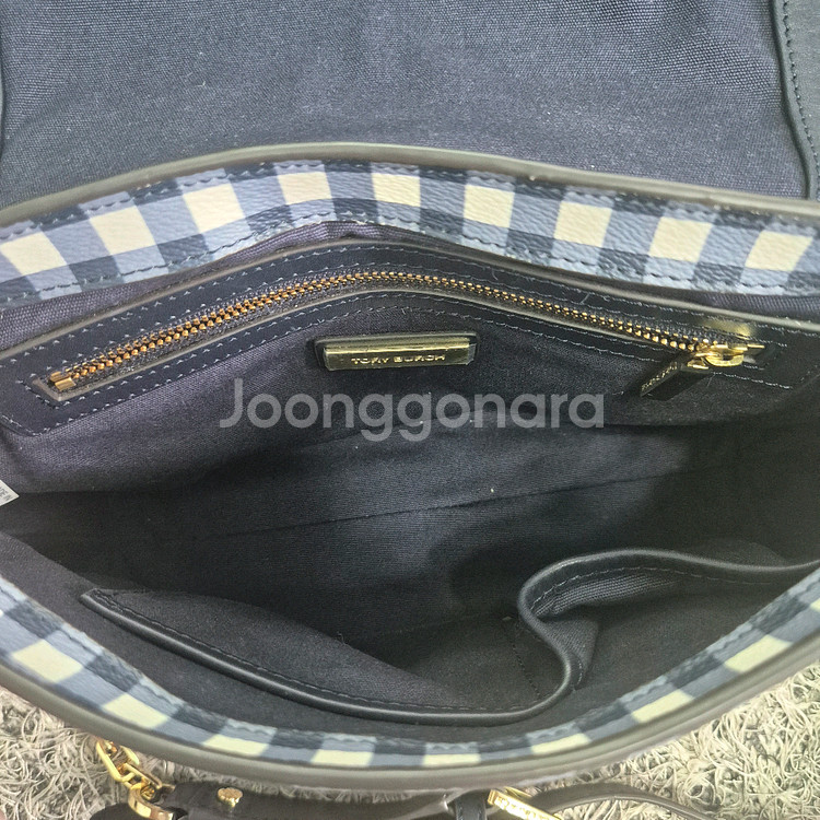 토리버치 체크 크로스백 숄더백--3