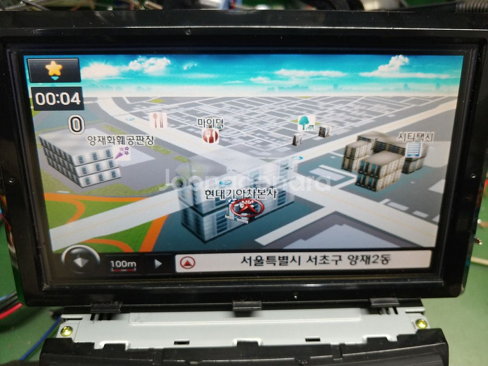 그랜져HG 모젠 AVN 데크,8인치 모니터,앰프 팝니다--1