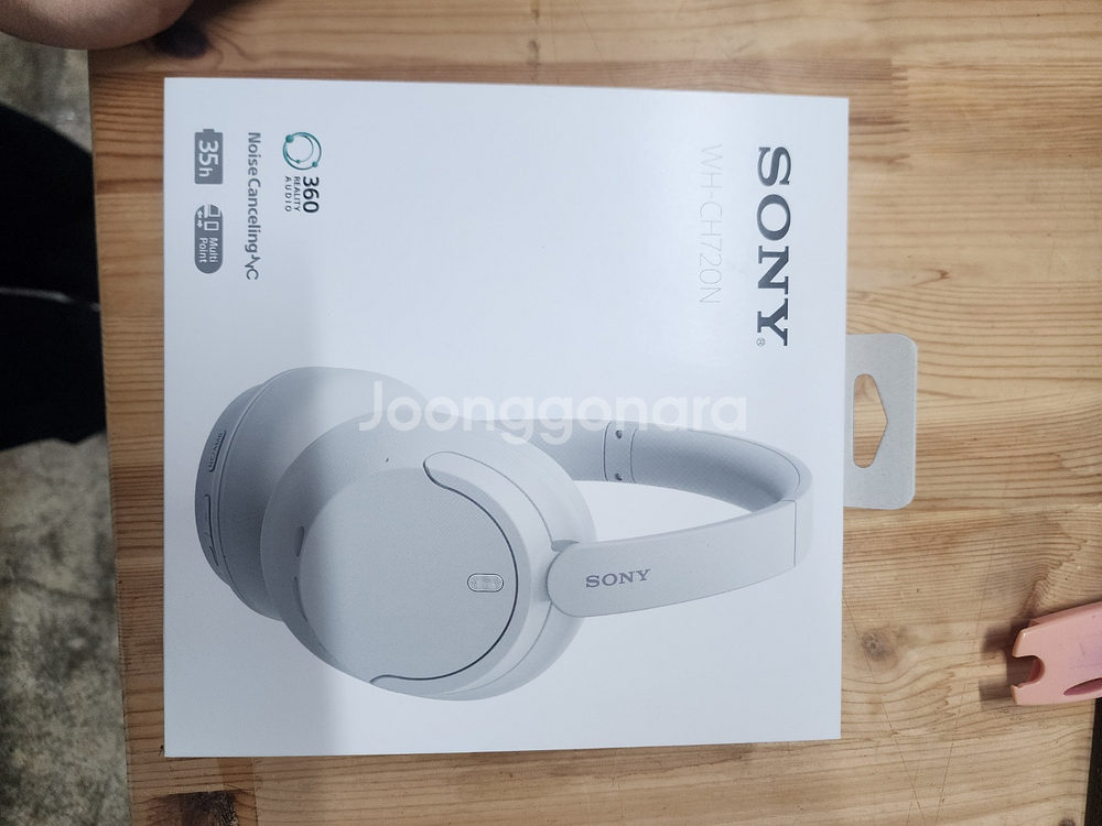 WH-CH720N 화이트 색상 소니무선 헤드폰 노캔 상태좋음--2