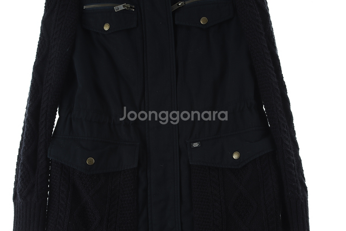 W(S) 빈폴 집업 바람막이 점퍼자켓 누빔 니트 야상--3