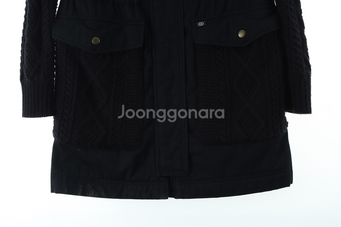 W(S) 빈폴 집업 바람막이 점퍼자켓 누빔 니트 야상--4