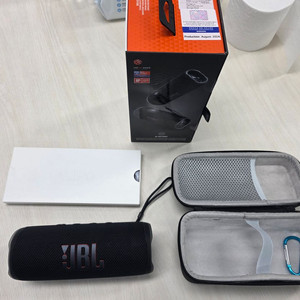 (1회 사용) JBL 플립6 풀박스 + 케이스