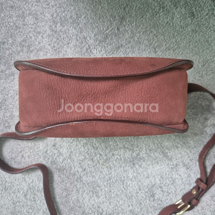 아페쎄 룩셈부르크 숄더백 보르도--2