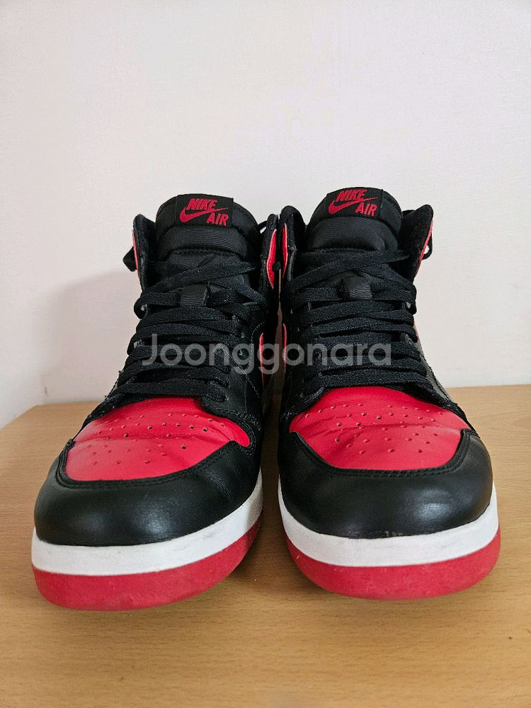 조던 1.5 브레드 강백호 270사이즈 농구화(택포)--1