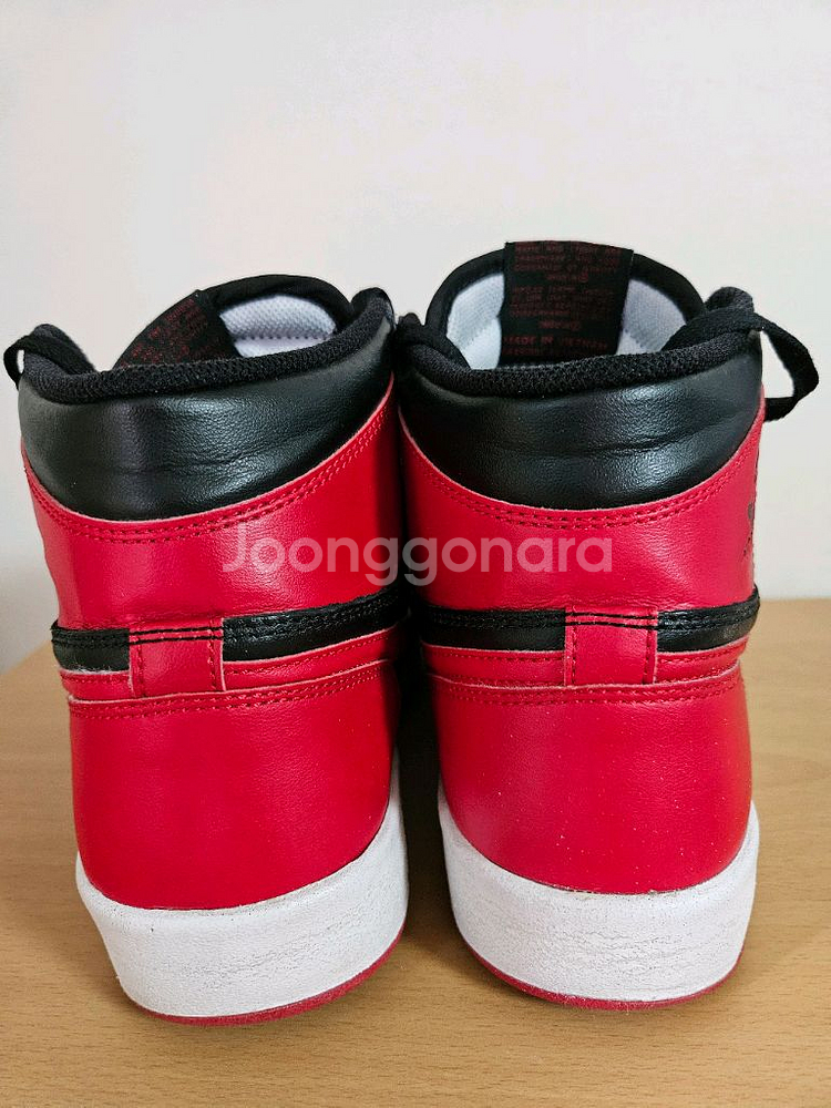 조던 1.5 브레드 강백호 270사이즈 농구화(택포)--4