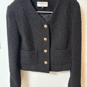 [시에] 부클 브이넥 트위드 자켓