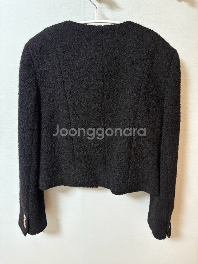 [시에] 부클 브이넥 트위드 자켓--1