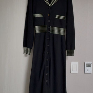 잉크 세일러 칼라 니트 원피스 블랙 S