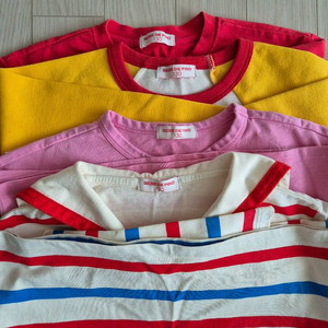 베베드피노 긴팔 티셔츠 130사이즈 4종 일괄(택포가)