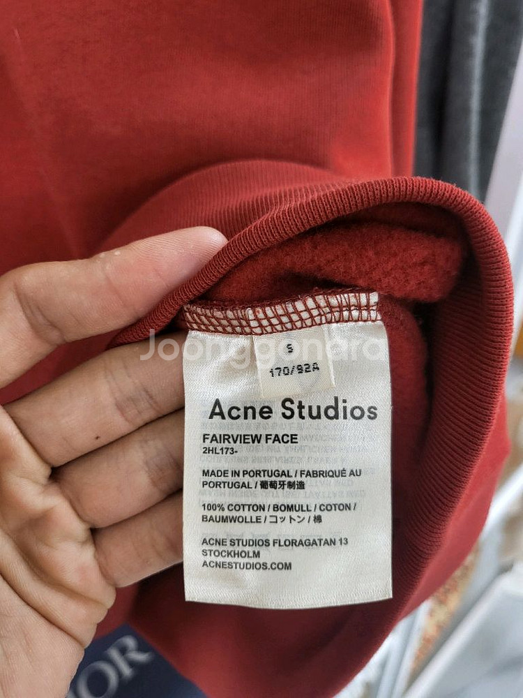 아크네스튜디오 페어뷰 페이스 맨투맨--3