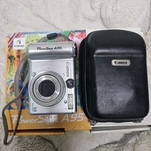 캐논 파워샷 A95 디카 + 정품 케이스 등 풀셋 레트