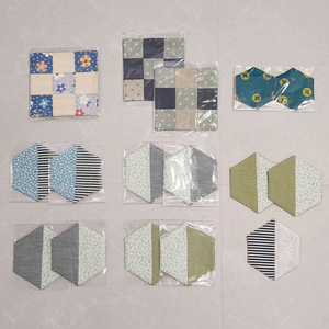 원단 티코스터 16개 일괄/ 컵받침/ 냄비받침/ 새거