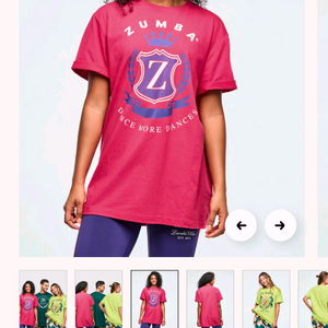 (새상품) 줌바웨이 Class of 2001 티셔츠