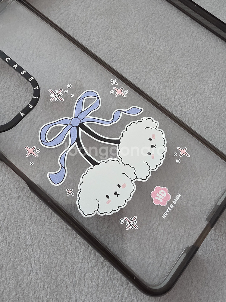 갤럭시Z 폴드5 케이스티파이 케이스 강아지 투명케이스--3