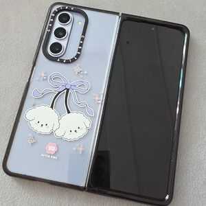 갤럭시Z 폴드5 케이스티파이 케이스 강아지 투명케이스